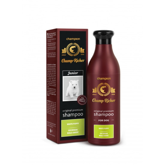 Șampon Champ Richer – Pentru Cățelușii din Rasele cu Blană Albă, 250 ml